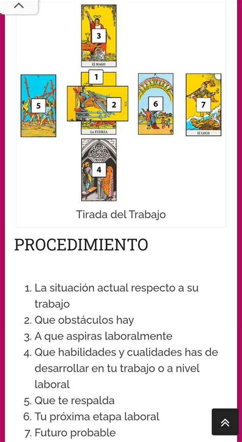 tarot empleo|Tirada del Tarot del Trabajo ¡Online Gratis!